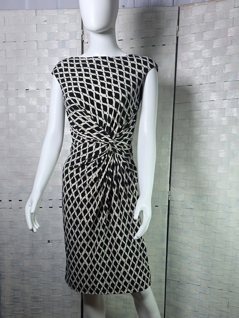 Lauren Ralph Lauren Knot-Front Sheath Dress